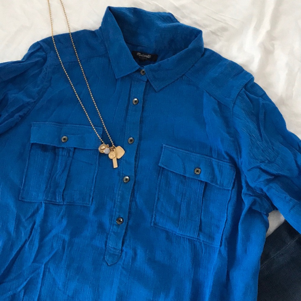 Madewell Gauze Popover